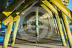 Symmetry under the Myrtle Beach Fishing Pier