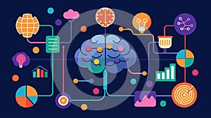 In a symphony of color and shapes a datadriven neural map provides a visual representation of how the brain processes photo