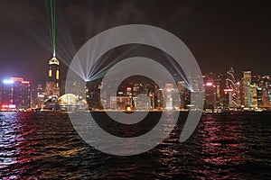 Symphony of Lights show in Hong Kong