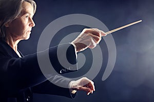 Symphony orchestra conductor