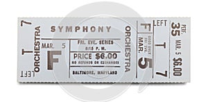Symphony Ticket
