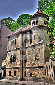 Synagoge in Prag HDR