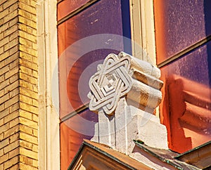 The synagogue building in Nitra, Slovak republic, Central Europe. The synagogue was built in 1908-1911 for the Neolog Jewish