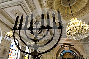 Synagogue interior.