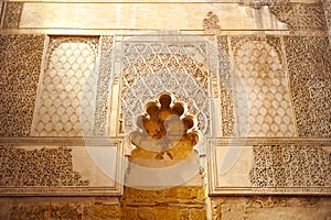 Synagogue in the Jewish Quarter of Cordoba, Spain photo