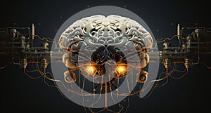 Synaptic Circuitry - Futuristic Brain Interface