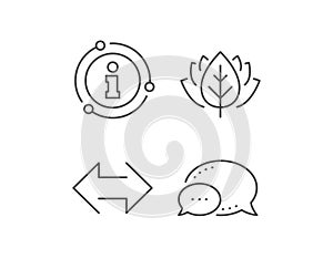 Sync arrows line icon. Communication Arrowheads. Vector