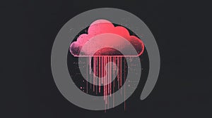 sync collapsing cloud upload icon