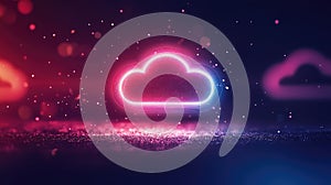 sync flickering cloud download icon