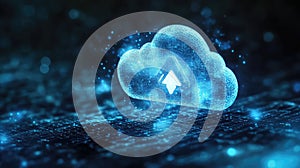 sync shifting cloud download icon