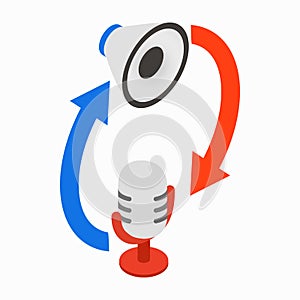 Synchronic translation service icon