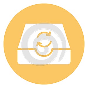 Synchronization, sync   Isolated Vector icon which can easily modify or edit