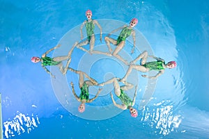 Synchronized swimmers