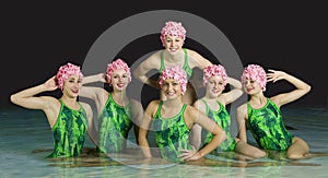 Synchronized swimmers