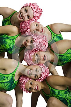 Synchronized swimmers