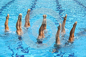 Synchronized swimmers