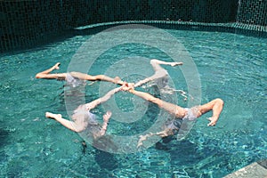 Synchronized swimming