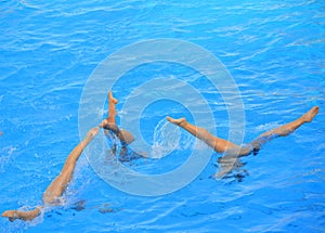 Synchronized swimming