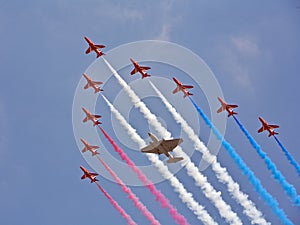 Synchronized team flight- flying in formations