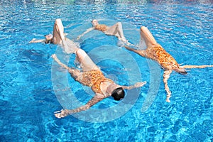 Synchronous floating photo