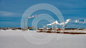 Syncrude  mildred lake plant north of Fort McMurray