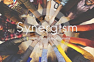 Synergism Team People Graphic Concept