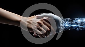 Synergistic collaboration: dynamic of mutual aid between cyborgs and humans, envisioning a harmonious partnership