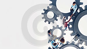 Synergistic Gears: Minimalist Business Collaboration