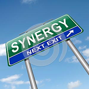 Synergy concept.