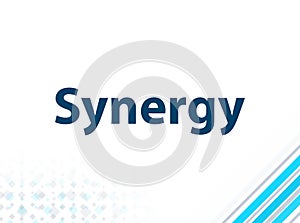 Synergy Modern Flat Design Blue Abstract Background