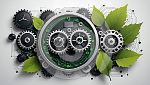 Synergy of Nature and Technology photo