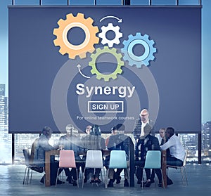 Synergy Teamwork Better Together Collaboration Concept