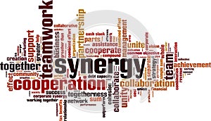 Synergy word cloud