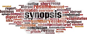 Synopsis word cloud