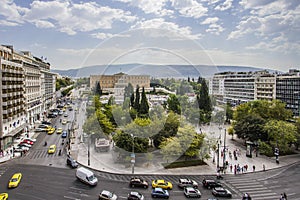 Syntagma Constitution square, Athens, Greece