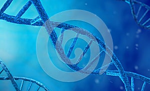 Synthesis of DNA, Replication, Modification and Mutation Process. Concept of Advanced Breakthrough in Scientific Biotechnology photo