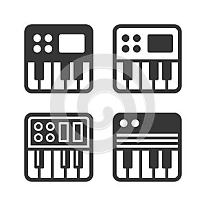 Synthesize Icon Set. Vector