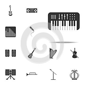 synthesizer icon. Music Instruments icons universal set for web and mobile