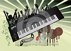 Synthesizer illustration