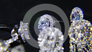 Synthetic diamonds on the jewelry 003