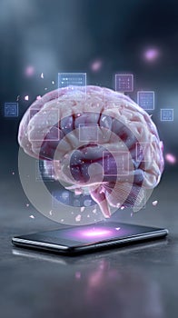 Synthetic thinking circuit: mechanized cognition, smart platform, neural response, internet mesh, futuristic input