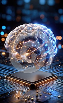 Synthetic thinking circuit: mechanized cognition, smart platform, neural response, internet mesh, futuristic input