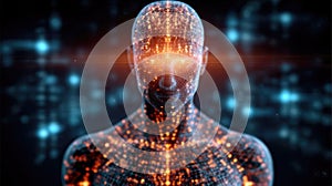 Synthetic thinking circuit: mechanized cognition, smart platform, neural response, internet mesh, futuristic input