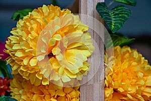 Synthetic Yellow Flower