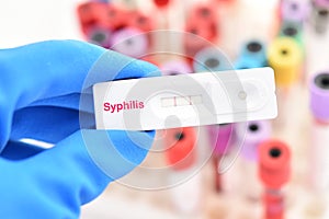 Syphilis positive test result