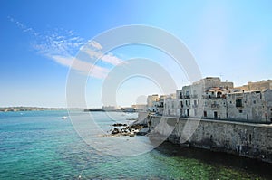 Syracuse city coastline photo