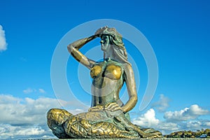 Syrenka, siren, landmark of Ustka photo