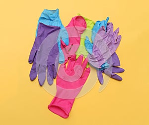 Syrgical colorful latex gloves