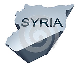 Syria Dimensional Map