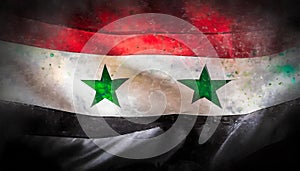 Syria Flag. The National Flag of Syria